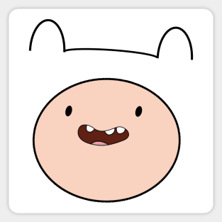 Face of Finn Sticker